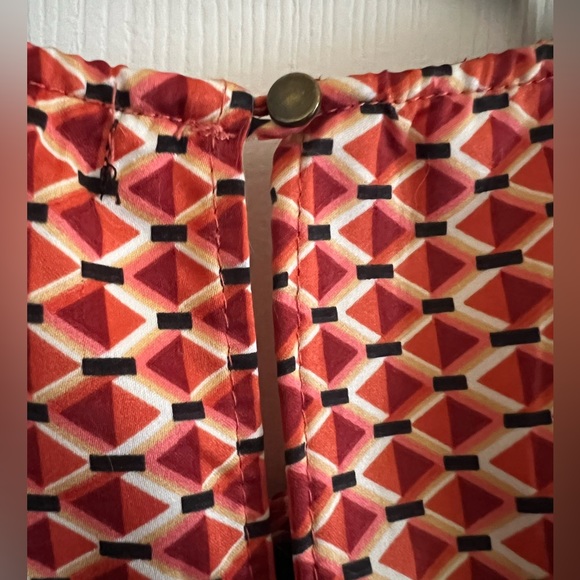 Forever 21 Flutter Sleeve Orange Blouse (sm) - Picture 3 of 9